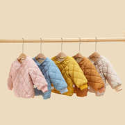 儿童棉服春秋冬婴儿保暖夹棉上衣男女童棉衣冬装棉袄宝宝加绒外套