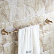 全铜仿古毛巾杆欧式毛巾挂加长卫生间欧式单杆毛巾架浴室挂件