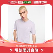 香港直邮潮奢 volcom 男士Volcom 圆形徽标淡紫色T恤