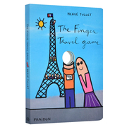英文原版 The Finger Travel Game手指旅行游戏 发展孩子的空间概念与手眼协调能力纸板书亲子互动儿童书籍