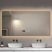 长方形背光浴室镜子壁挂智能，触摸开关镜，卫生间防雾带灯化妆镜定制