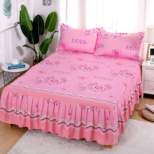 家纺 韩版床罩床裙单件韩式公主床单床笠1.5/2.0/米1.8M