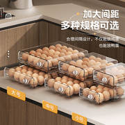 鸡蛋收纳盒透明双层抽屉式冰箱专用保鲜盒家用食品级鸡蛋架托盘盒