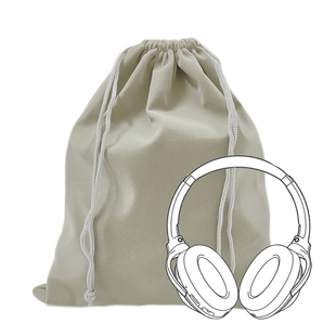 头戴式耳机加大绒布袋特大耳机袋，超大耳机包适用(包适用)西伯利亚k5收纳袋