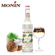 莫林MONIN椰子风味糖浆玻璃瓶装700ml咖啡鸡尾酒果汁饮料