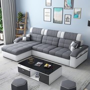 布艺沙发组合套装简约客厅整装，家具大小户型，现代可拆洗科技布