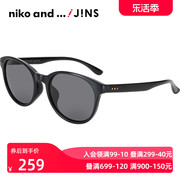 JINS睛姿niko and女士TR90轻量圆框太阳镜防紫外线LRF20S148