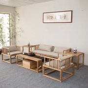老榆木实木沙发中国风，冬夏两用客厅家具，沙发新中式会客桌茶几