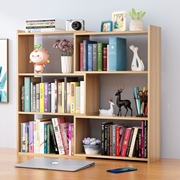 简易桌面书架落地家用置物架多层转角儿童书柜办公桌上收纳可伸缩