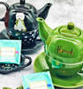 英式茶壶具下午茶harrods茶杯，骨瓷欧式茶包碟西高地，陶瓷子母壶套