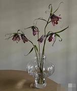 灯笼型玻璃花瓶现代样板间书柜，客餐桌插花花器装饰品