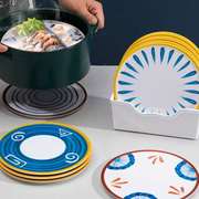 可爱隔热垫餐桌防烫家用日式耐高温厨房砂锅垫菜垫子创意杯垫碗垫