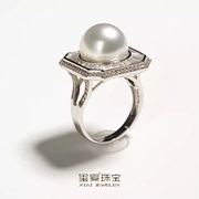 烈(儿)玺爱珠宝S925纯银淡水珍珠戒指XA-4008
