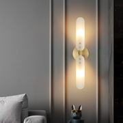 全铜壁灯卧室客厅led北欧创意简约现代床头灯，轻奢电视背景墙灯具