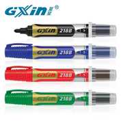 夏星Gxin高品质白板笔G-218B可替换内芯教学办公用白板笔10支
