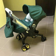 四合一多功能高景观(高景观)婴儿，手推车提篮推车双向轻便折叠可躺安全座椅