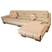 高档真皮沙发垫防滑客厅简约现代布艺欧式沙发，坐垫四季沙发套罩巾