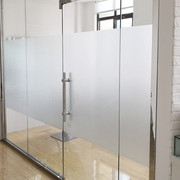 磨砂玻璃贴纸办公室防走光模糊浴室门窗户贴膜1.2米宽 透光不透明