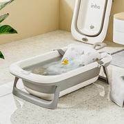 婴儿浴盆可坐躺宝宝洗澡盆，可折叠便携家用新生，儿童用品大号浴桶