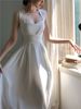 Korean Elegant Midi Dresses for Women 2023 Summer New Evenin