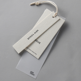 高档吊牌 衣服装吊牌订做 logo标签制作特种纸吊牌卡片挂牌