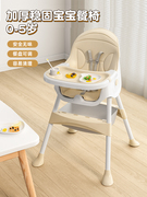 宜家宝宝餐椅吃饭多功能可折叠宝宝，椅家用便携式婴儿餐桌座椅儿童