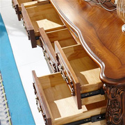 PODO家具美式实木电视柜茶几组合套装家具欧式客厅卧室复古雕花地