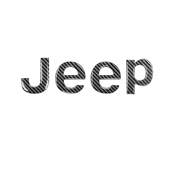 适用吉普大切诺基JEEP（11至今）碳纤维机前jeep标装饰贴改装配件