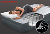 INTEX内置电泵卧室双人加高充气床铺单人加厚气垫床折叠旅行床垫