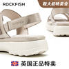 Rockfish英国凉鞋女春夏运动休闲绑带女士厚底凉拖鞋外穿