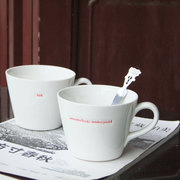 欧式zakka陶瓷牛奶，杯情侣杯咖啡杯早餐杯马克杯子350毫升