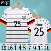 欧洲杯德国队克罗斯穆勒队服，足球衣服冰丝速干短袖，t恤衫男女半袖