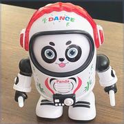 丹尼儿童电动玩具灯光，音乐跳舞机器人太空鸭熊猫，宝宝男女孩0--2-3