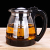 开水直冲花茶壶耐热玻璃，家用餐厅茶杯，茶具不锈钢过滤大容量冲茶器