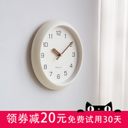 MJK挂钟钟表客厅2024简约现代时尚家用创意静音时钟挂墙