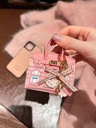 迷你铂金包小众(包小众)设计小房子耳机包车钥匙扣，吊饰摆件可爱娃包口红包
