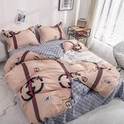家纺床上用品被子三件套寝室1.5学生宿舍女单人被套单件床单被单2