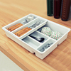 日式抽屉收纳盒厨房筷子餐具，多层分隔式，整理橱柜分格双层置物盒