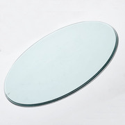 钢化玻璃桌面餐桌台面订制圆形，玻璃长方形茶几餐台面钢化玻璃