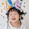 儿童周岁生日装饰手工扭扭棒发箍帽子头饰品派对场景布置拍照道具