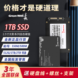 长城固态硬盘1TB 2TB台式机笔记高速SSD512G固态硬盘
