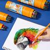 开学季彩色铅笔水溶性彩铅学生，用无毒可擦美术生流畅画笔