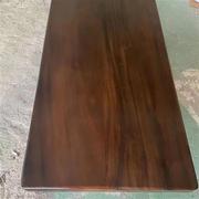 北美黑胡桃木桌面板实木板台面吧台板原木板榆木家具餐桌书桌定制