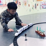 高铁和谐号动车电动小火车轨道车玩具汽车男孩，岁模型火车玩具3-6