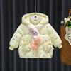 1-2-3岁女童冬季时髦外套宝宝加绒加厚小棉袄儿童棉衣婴儿冬装4