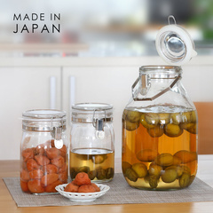 日本进口泡酒玻璃瓶密封罐