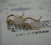 日本制纯银珍珠耳夹配件保色强S925