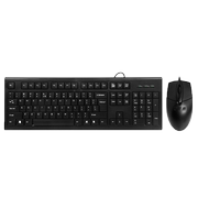 直营 双飞燕KR-8572usb有线键盘鼠标套装电脑笔记本办公家用