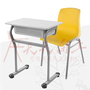 学校教室专用单人课桌椅，高档耐用学生，学习课桌椅家用补习写字桌