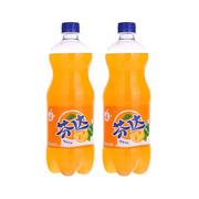 芬达888ML*2瓶装橙味汽水碳酸饮料可口可乐饮品经典大容量即饮